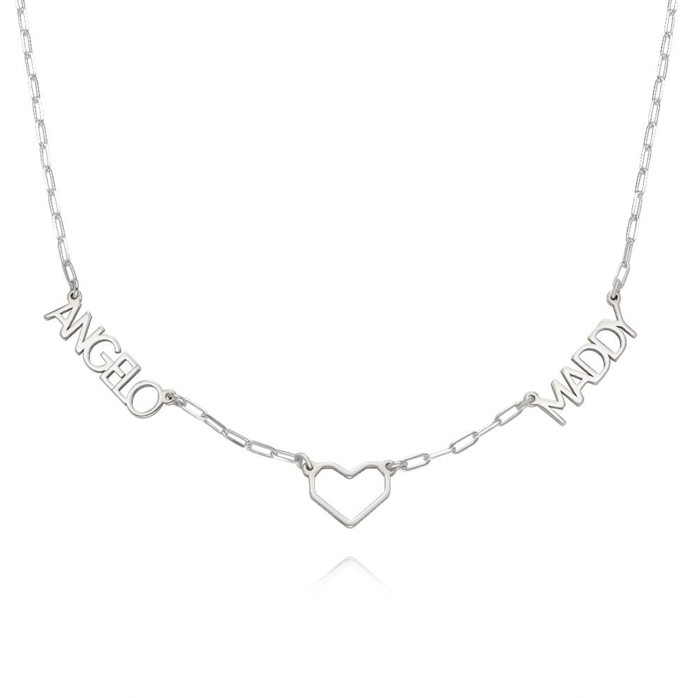 Heartstopper Name Necklace in Sterling Silver-2 product photo
