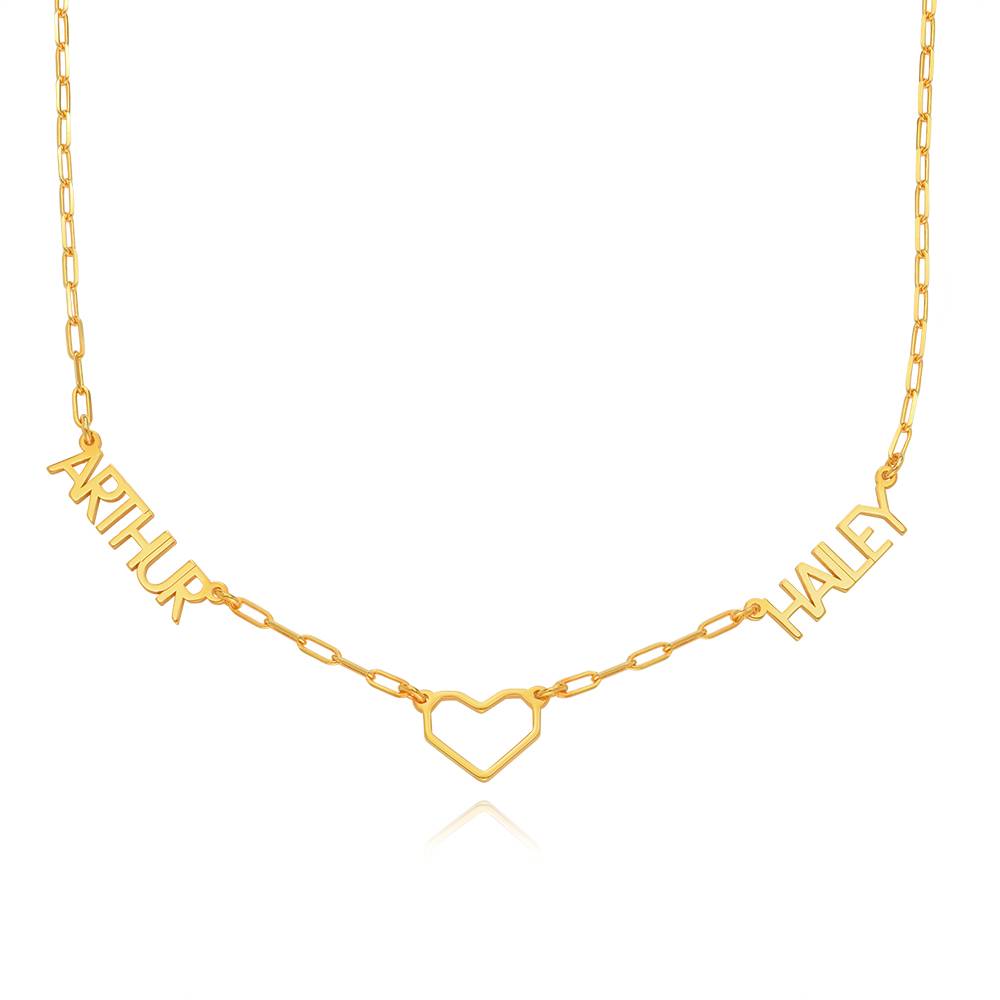 Heartstopper Name Necklace in 18K Gold Plating-1 product photo