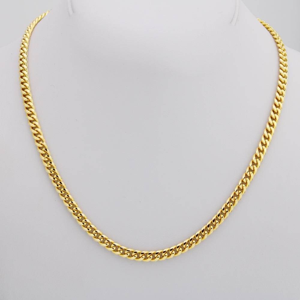 Cuban Link Chain Gold Stainless Steel-4 product photo