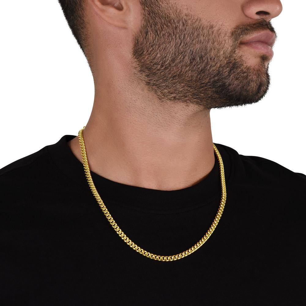 Cuban Link Chain Gold Stainless Steel-2 product photo