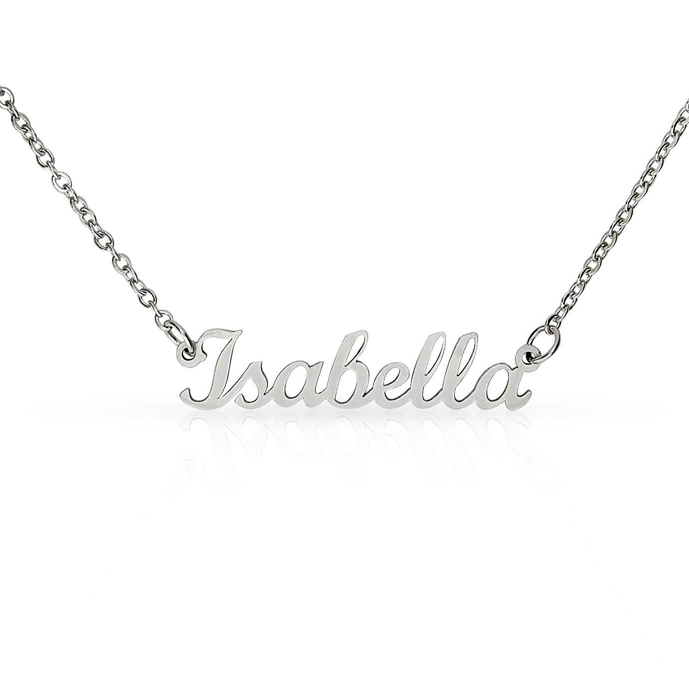 Custom Name Necklace in Stainless Steel-3 product photo