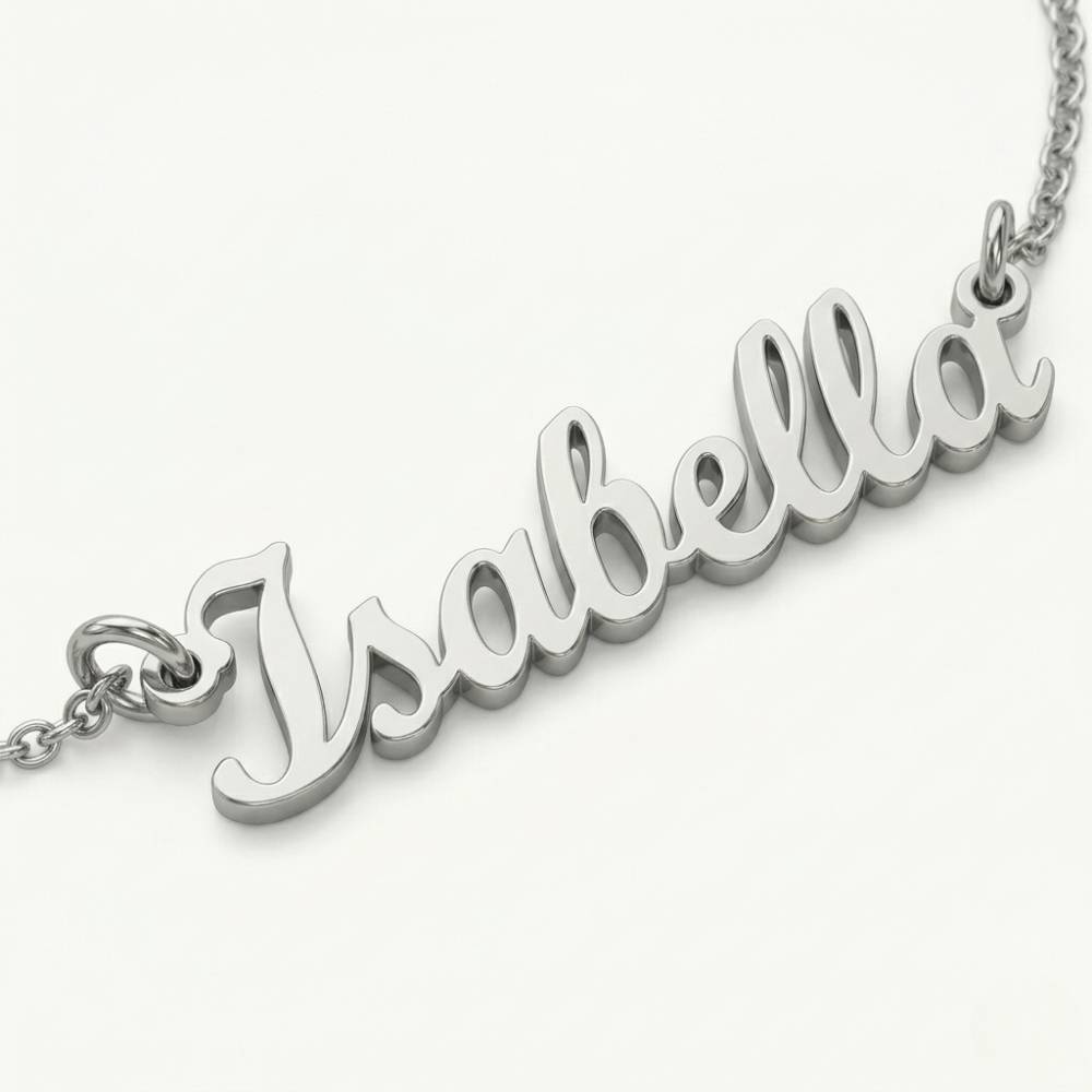 Custom Name Necklace in Stainless Steel-2 product photo