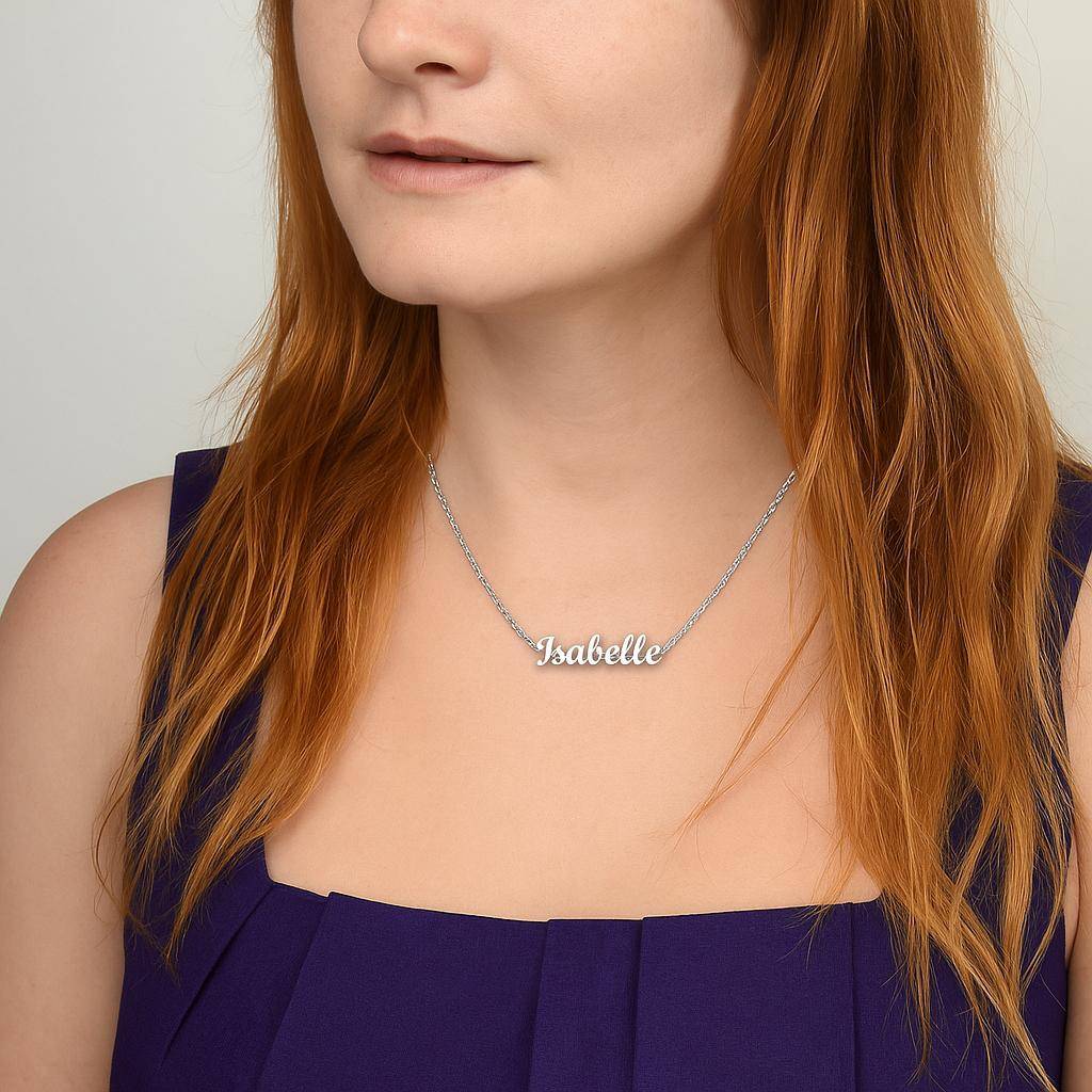 Custom Name Necklace in Stainless Steel-1 product photo