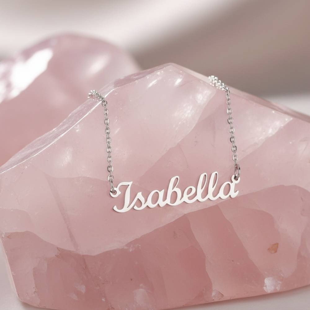 Custom Name Necklace in Stainless Steel-4 product photo