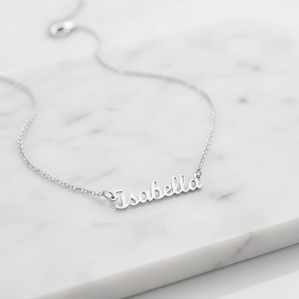 Custom Name Necklace in Stainless Steel-5 product photo