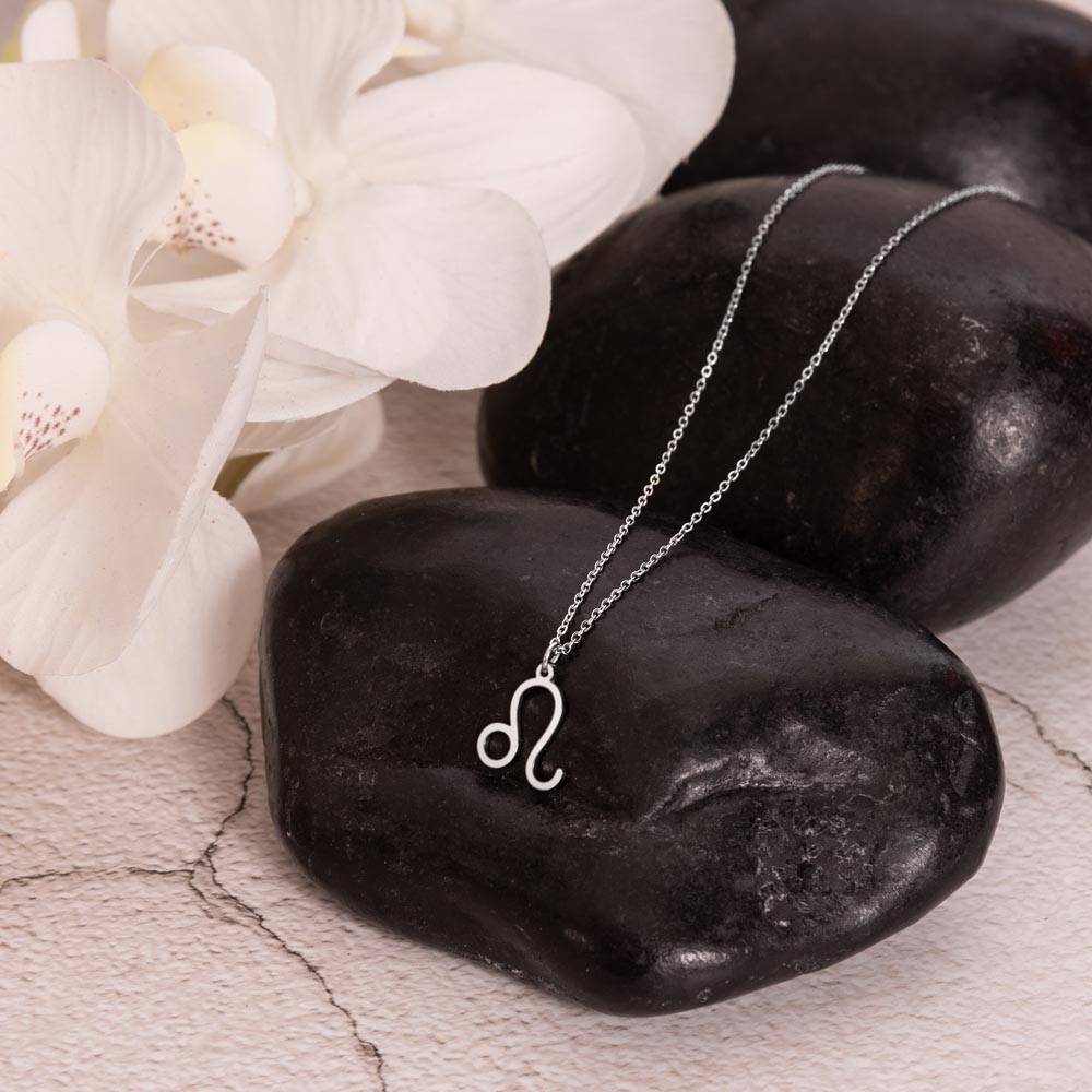 Stainless Steel Zodiac Symbol Necklace-2 product photo