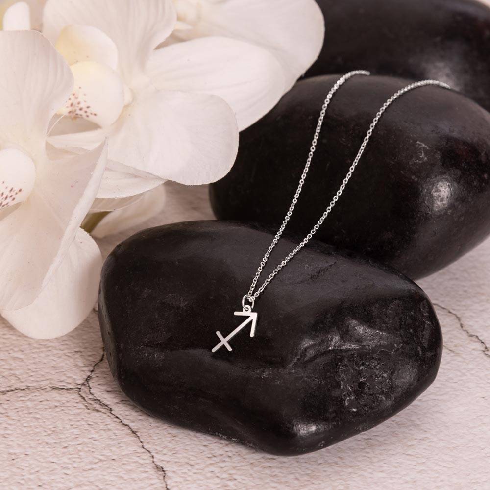 Stainless Steel Zodiac Symbol Necklace-7 product photo