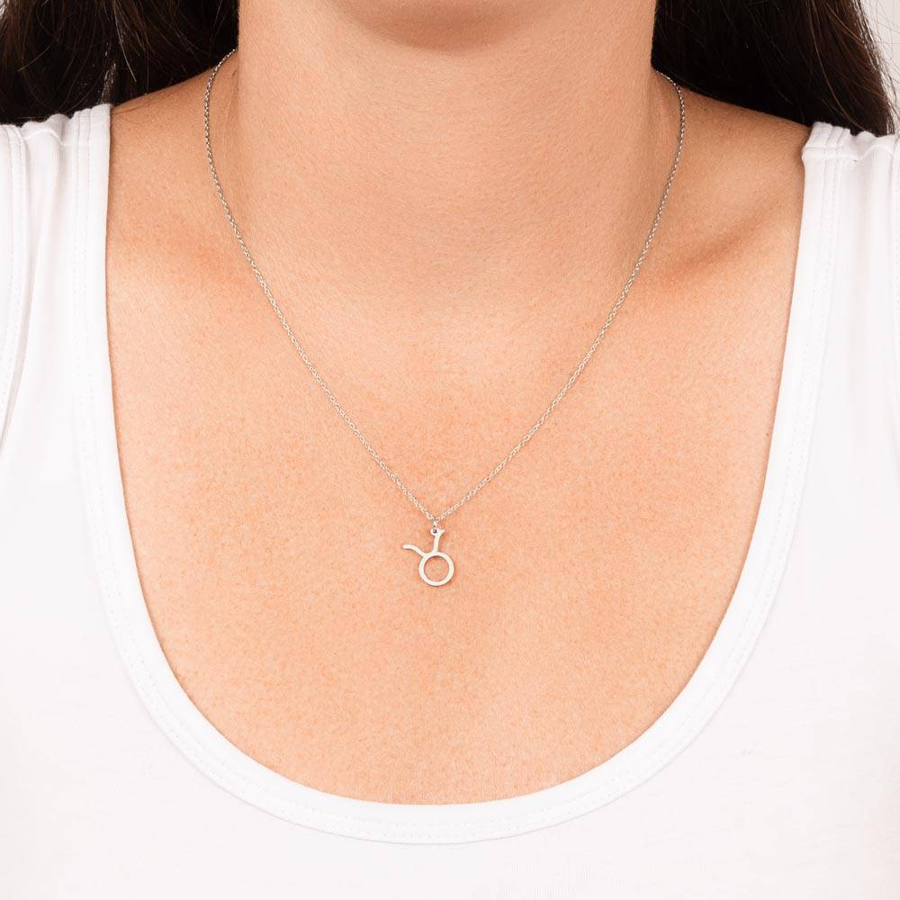 Stainless Steel Zodiac Symbol Necklace-6 product photo