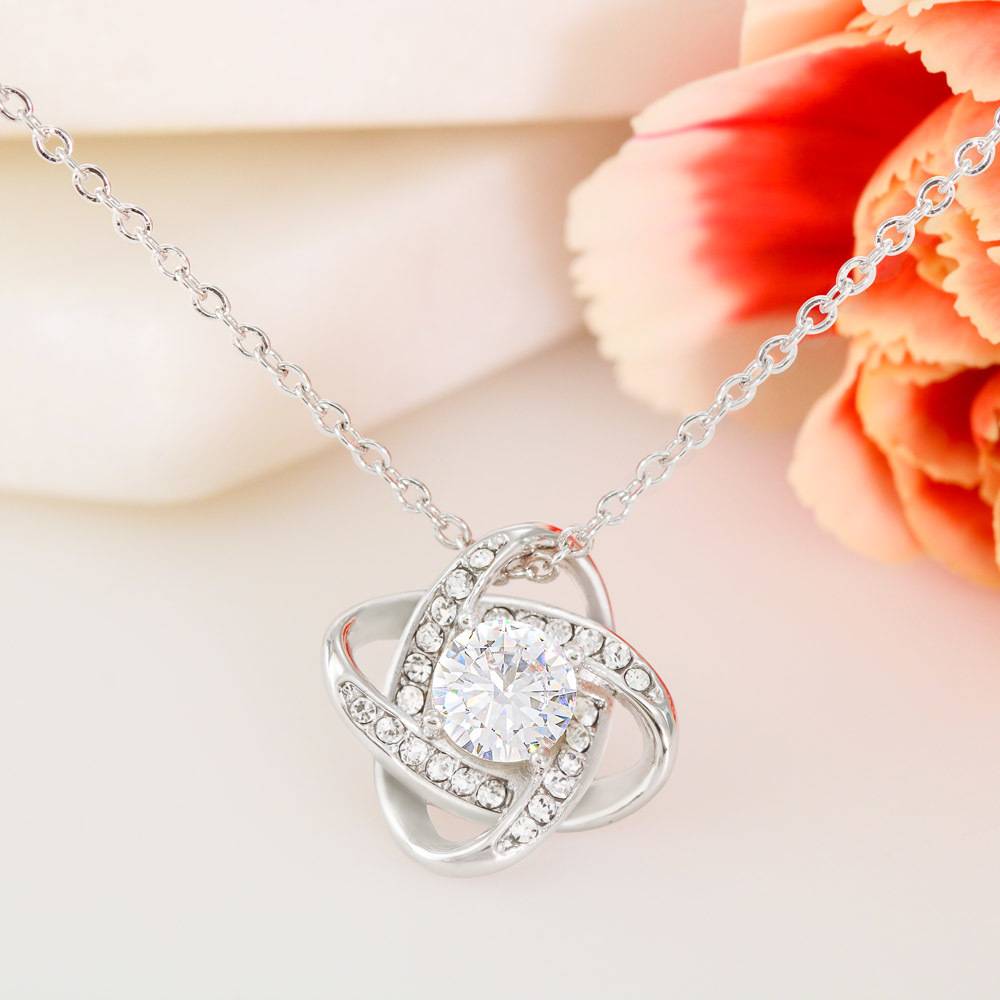 Stainless Steel Love Knot Necklace with MC-3 product photo
