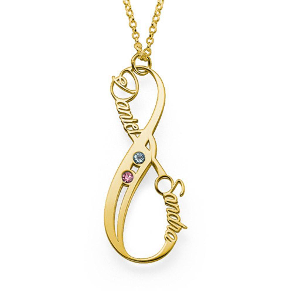 Gold Divine Infinity Name Necklace-2 product photo