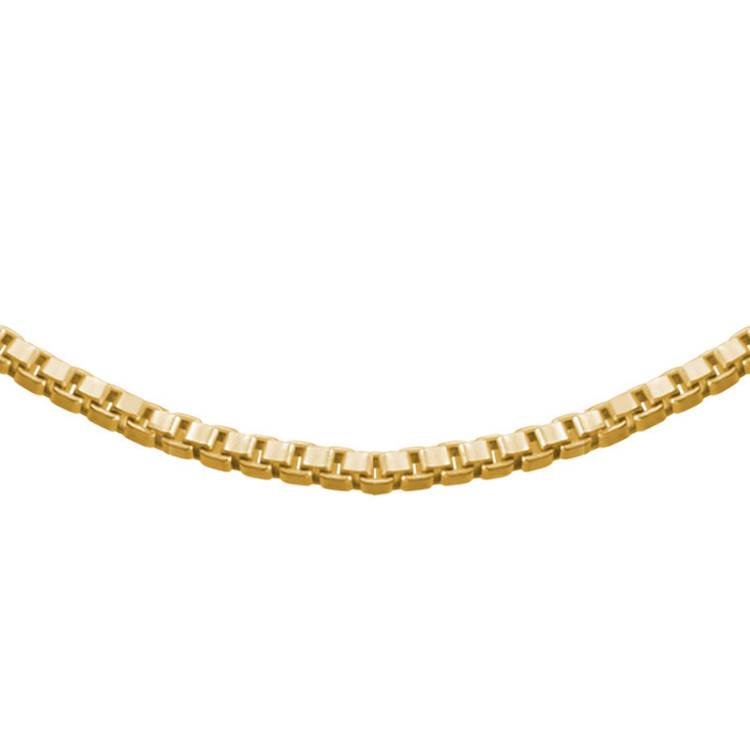 Box Chain in 18K Gold Plating - My Name Necklace
