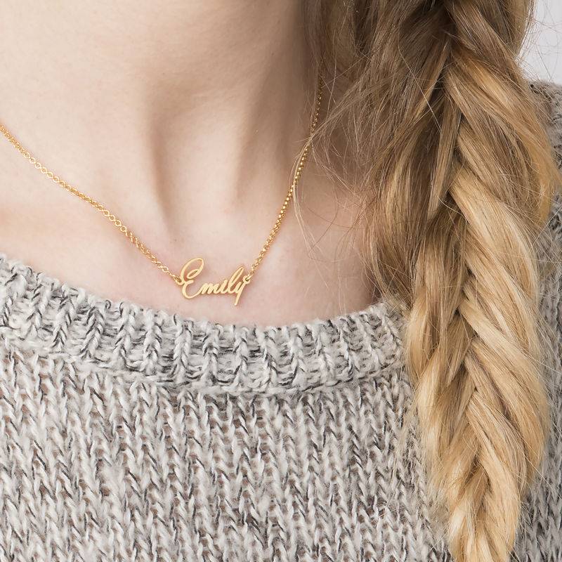 Dainty Name Necklace in 18K Gold Plating-2 product photo